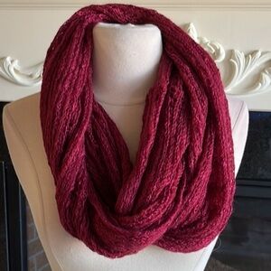 Apt 9 Cozy Scarf Comfy Infinity Acrylic Winter Cranberry Vampsterdam